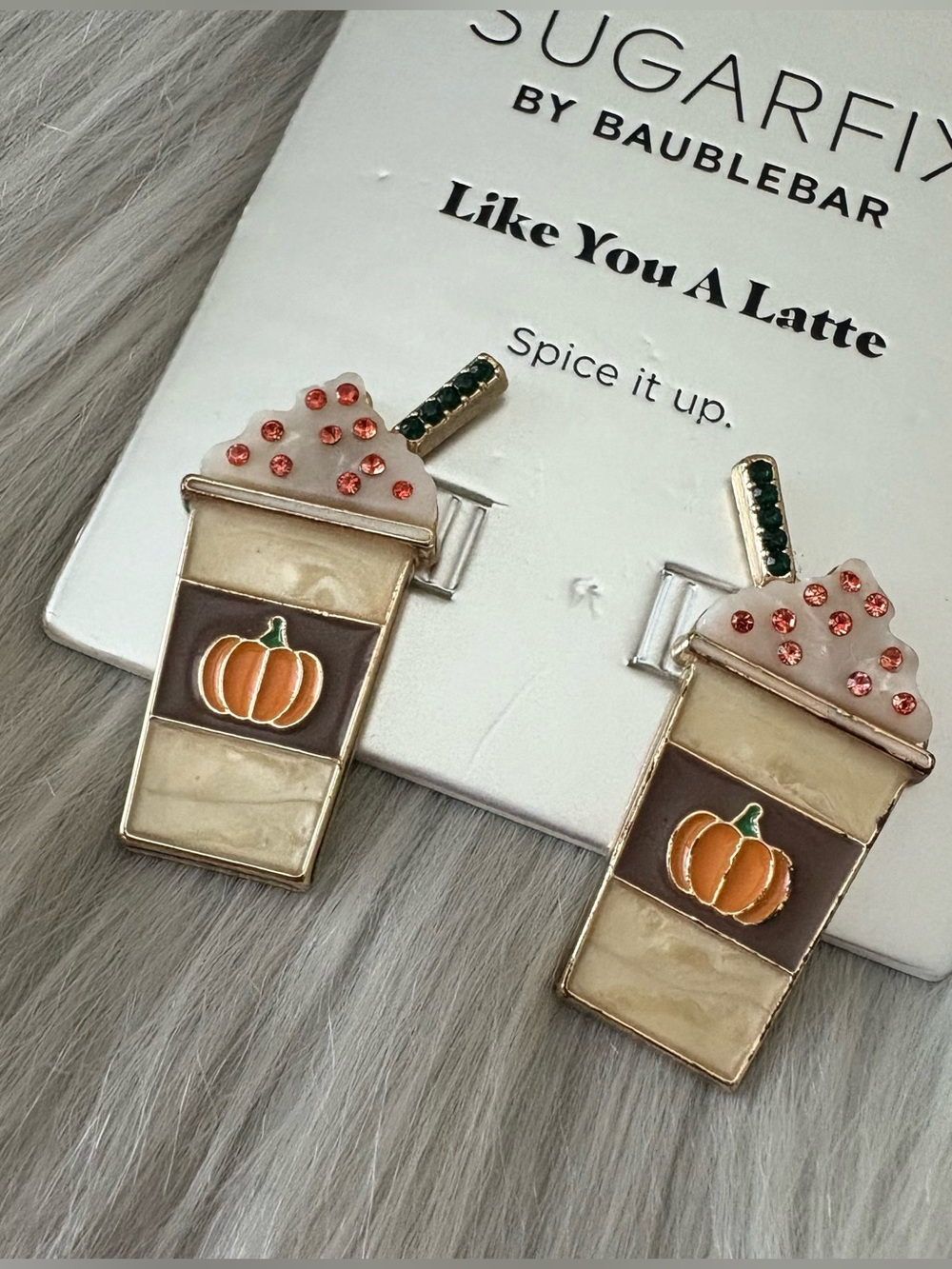 Sugarfix by Baublebar Pumpkin Spice Latte Earrings